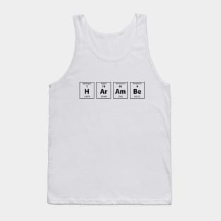 Periodic Table of HArAmBe (Black) Tank Top